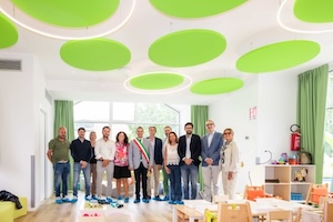 Inaugurazione asilo nido di Scanzorosciate, Bergamo