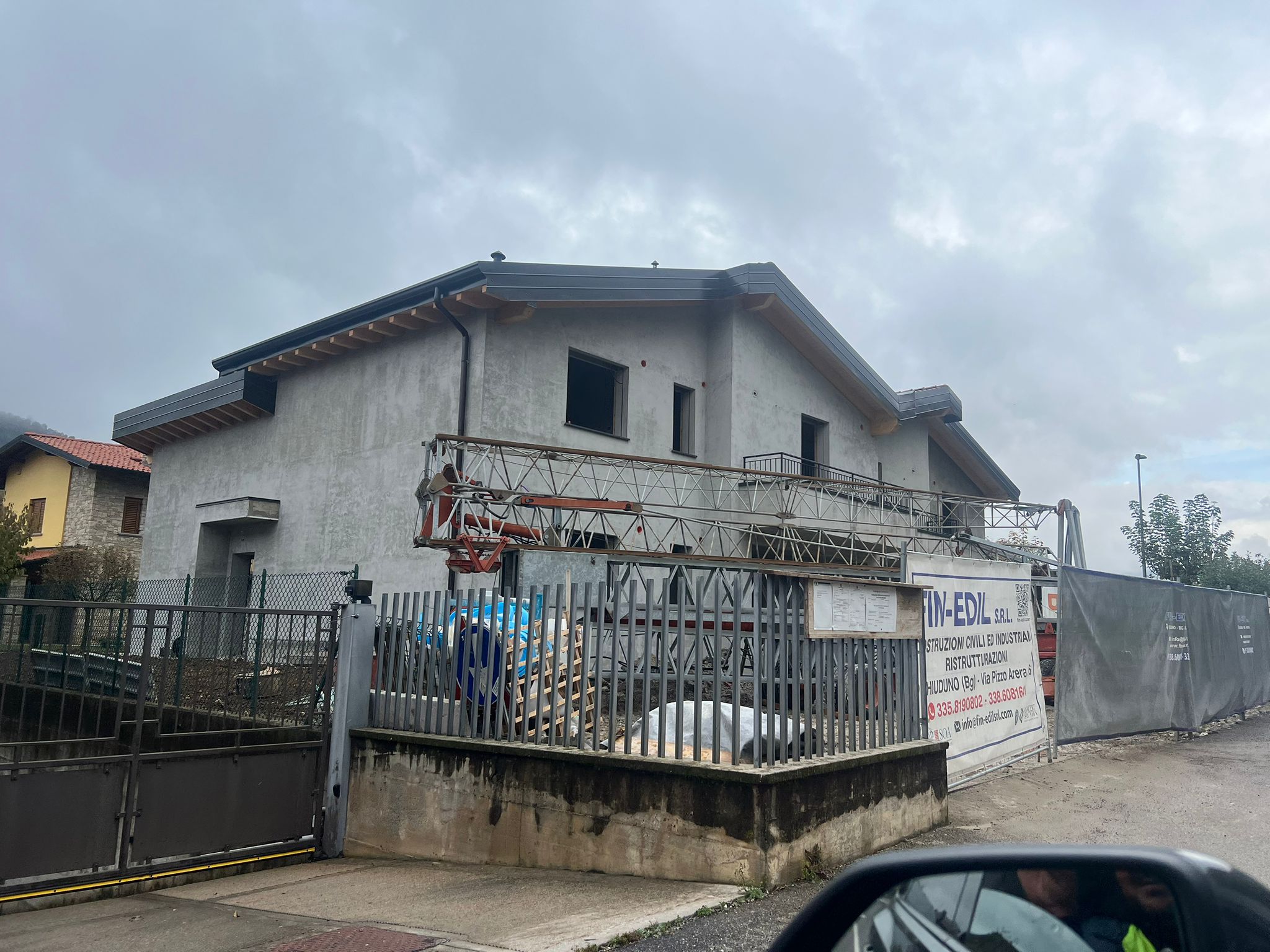 Villette bifamiliari a Entratico, vista generale del complesso residenziale